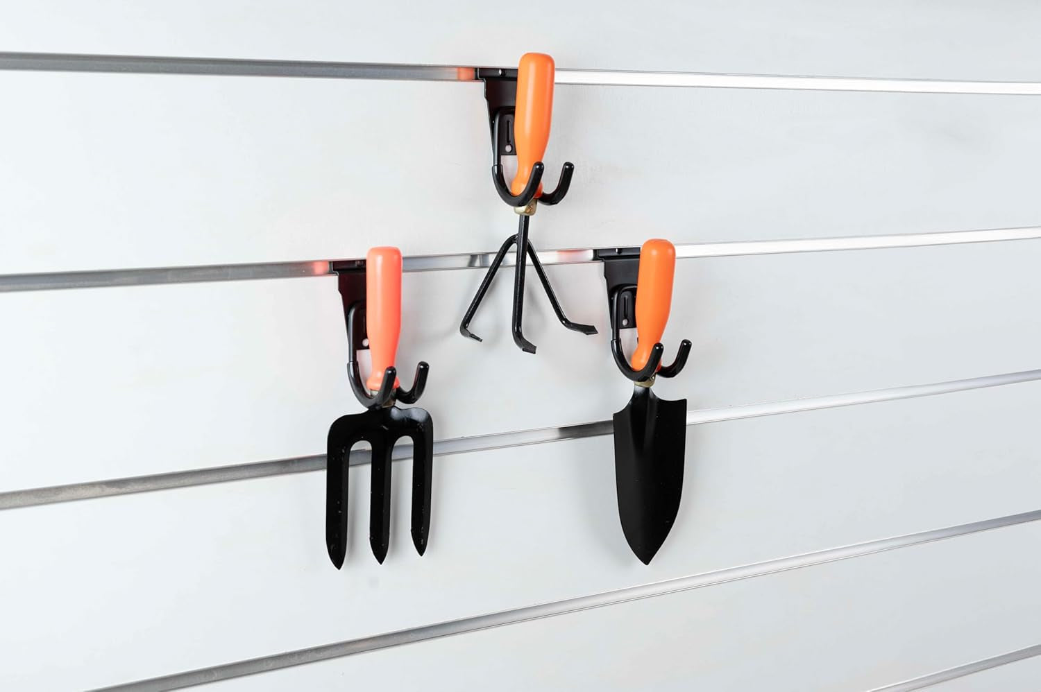 Slatwall Hooks and Slatwall Accessories - 20 Pack Premium Heavy Duty Single and Double Slatwall Hooks & Hangers for Efficient Storage, Used as Proslat Accessories