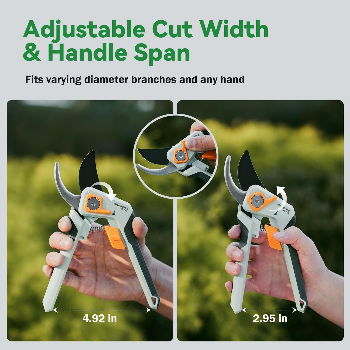 Pruning Shears for Gardening Professional Bypass Hand Pruner up to 1 Inch Cut Capacity Sharp Stainless Steel Blade Garden Scissors Plant Flower Garden Clipper 1 Pack