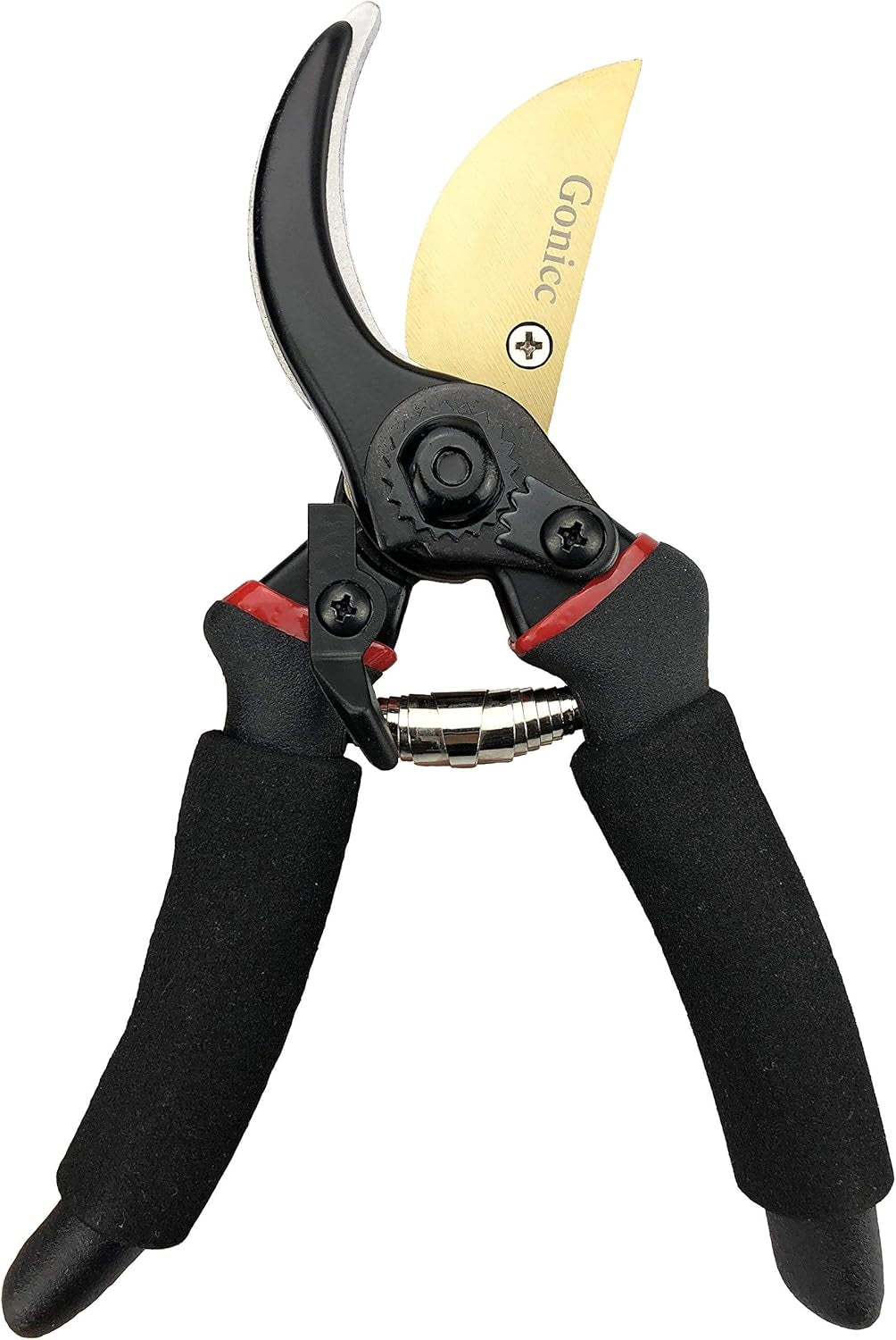 8" Professional Premium Titanium Bypass Pruning Shears (GPPS-1003), Hand Pruners, Garden Clippers.