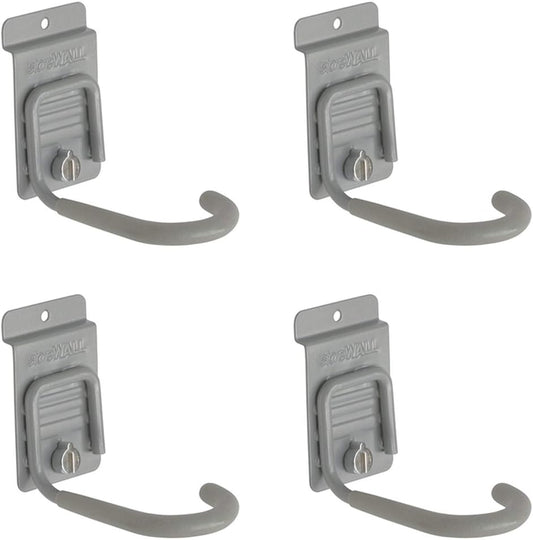 Heavy Duty Slatwall J-Hook Bike Hook with Camlok (Pack of 4)