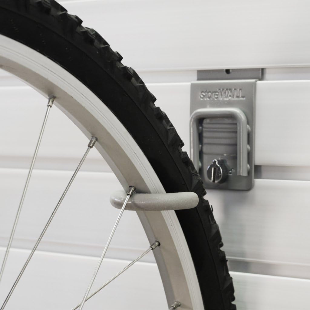 Heavy Duty Slatwall J-Hook Bike Hook with Lock