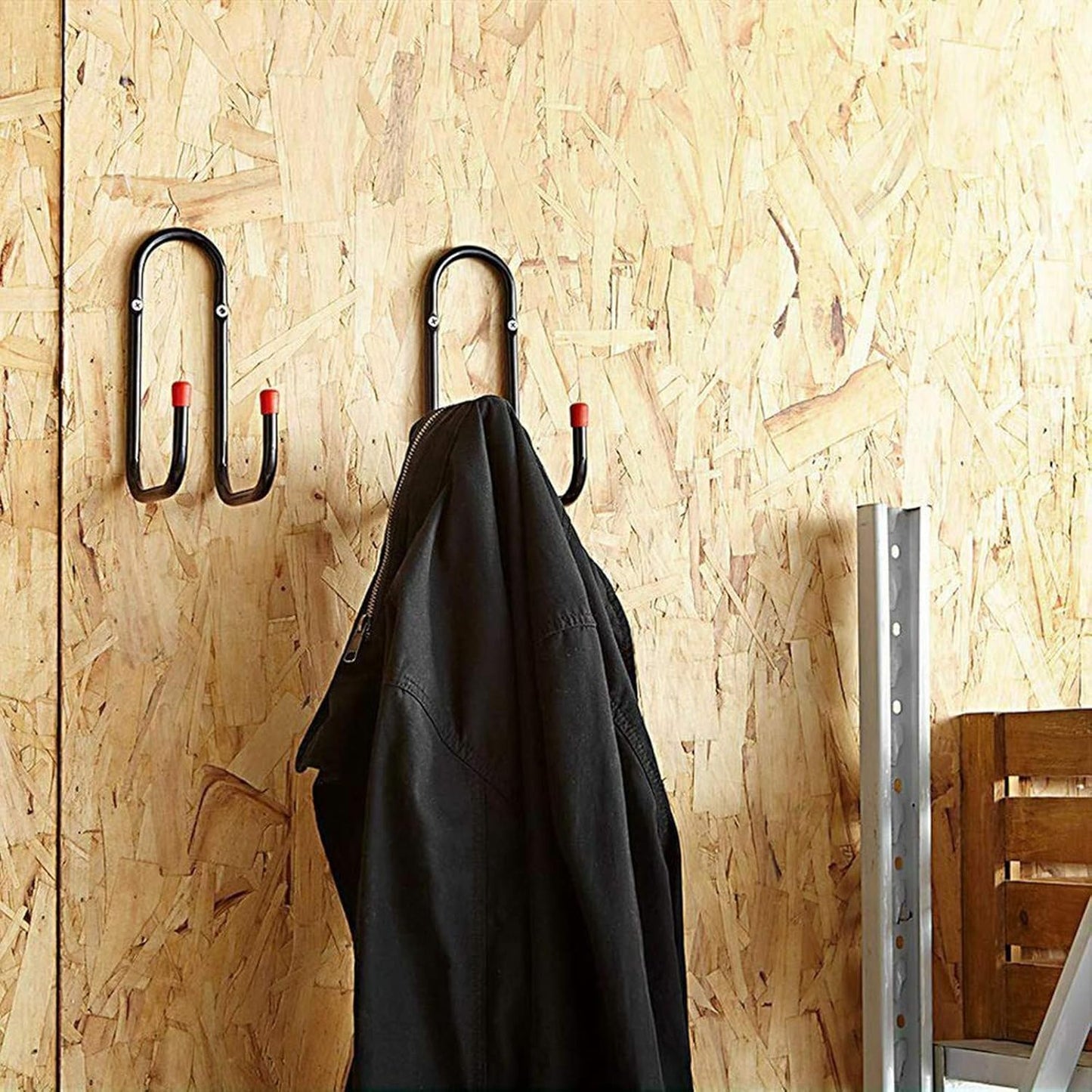 Heavy Duty Wall Mount Double J Bike Hooks Hanger