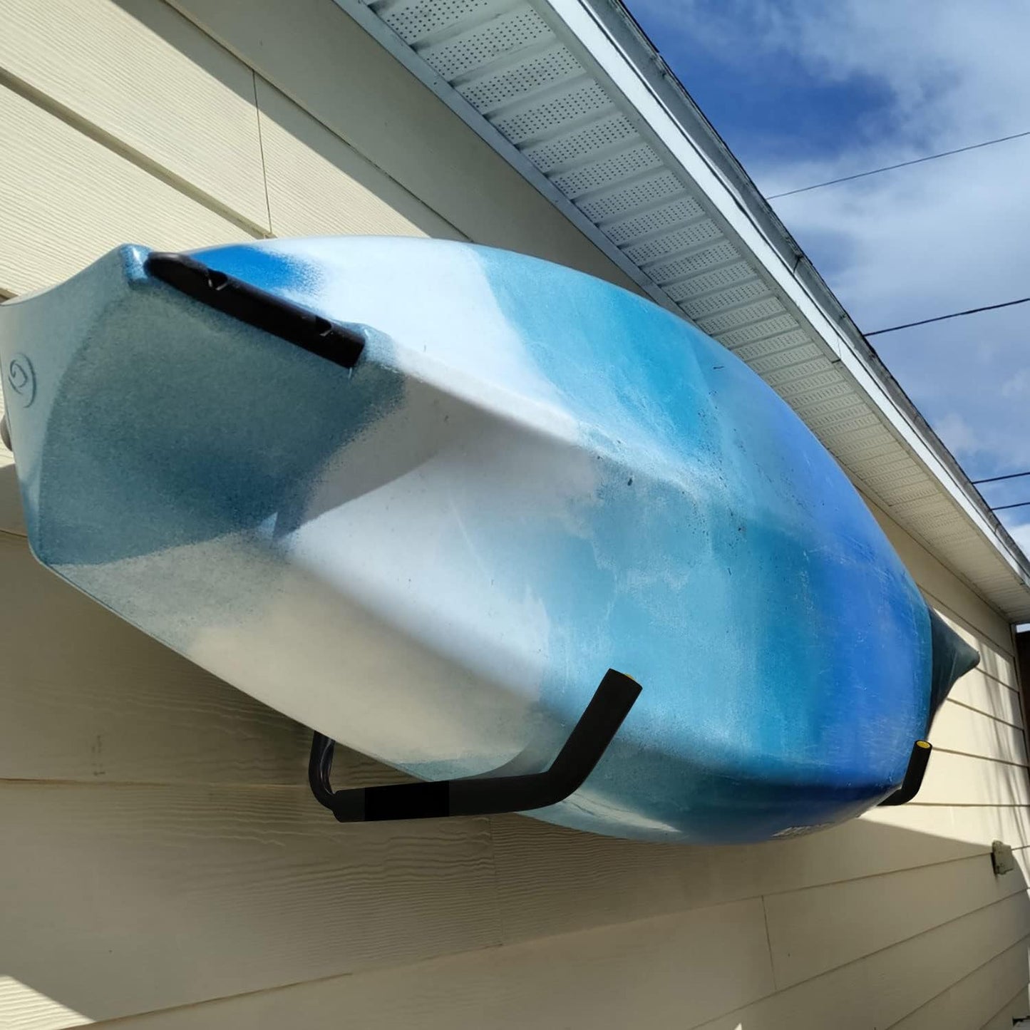 100 LB Capacity (15") Heavy Duty Garage Storage Hooks (4Packs) Kayak Storage Hanger Wall Mounted Rack for Hanging Ladders, Bikes