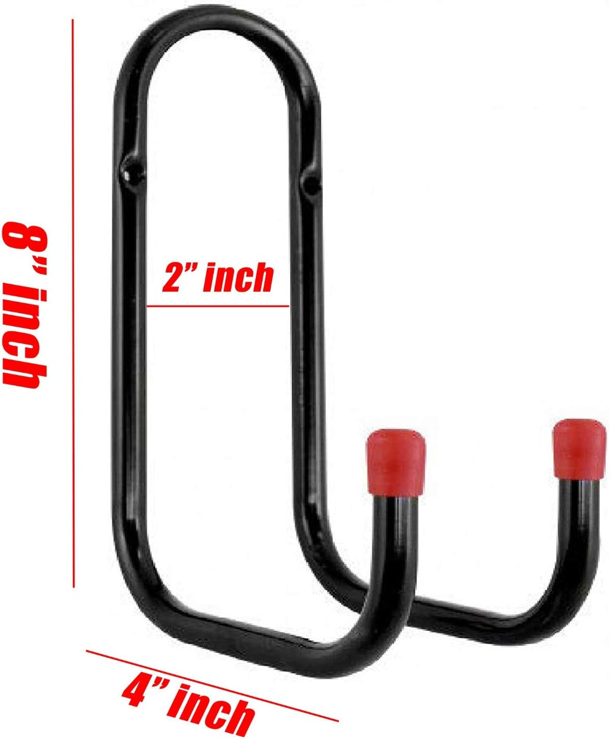 Heavy Duty Wall Mount Double J Bike Hooks Hanger