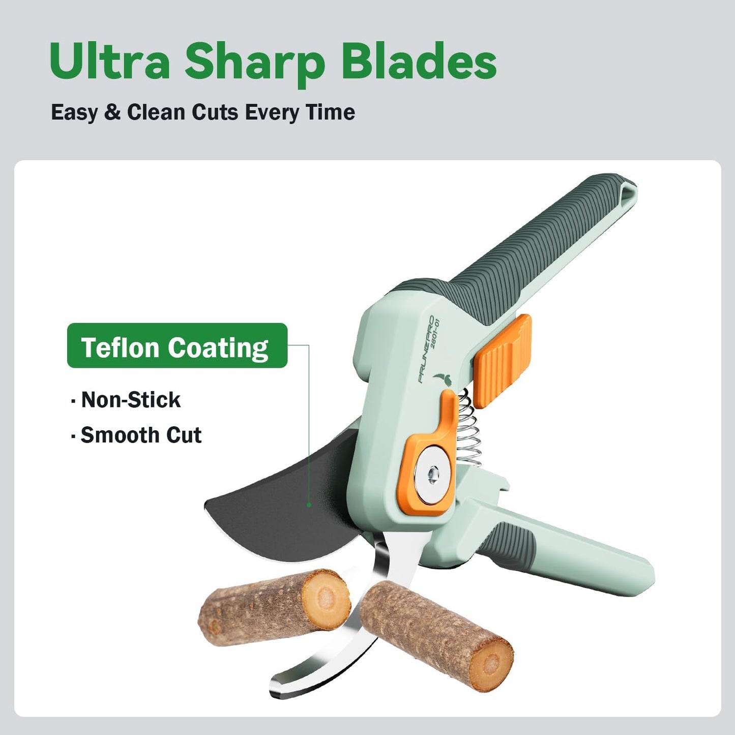 Pruning Shears for Gardening Professional Bypass Hand Pruner up to 1 Inch Cut Capacity Sharp Stainless Steel Blade Garden Scissors Plant Flower Garden Clipper 1 Pack