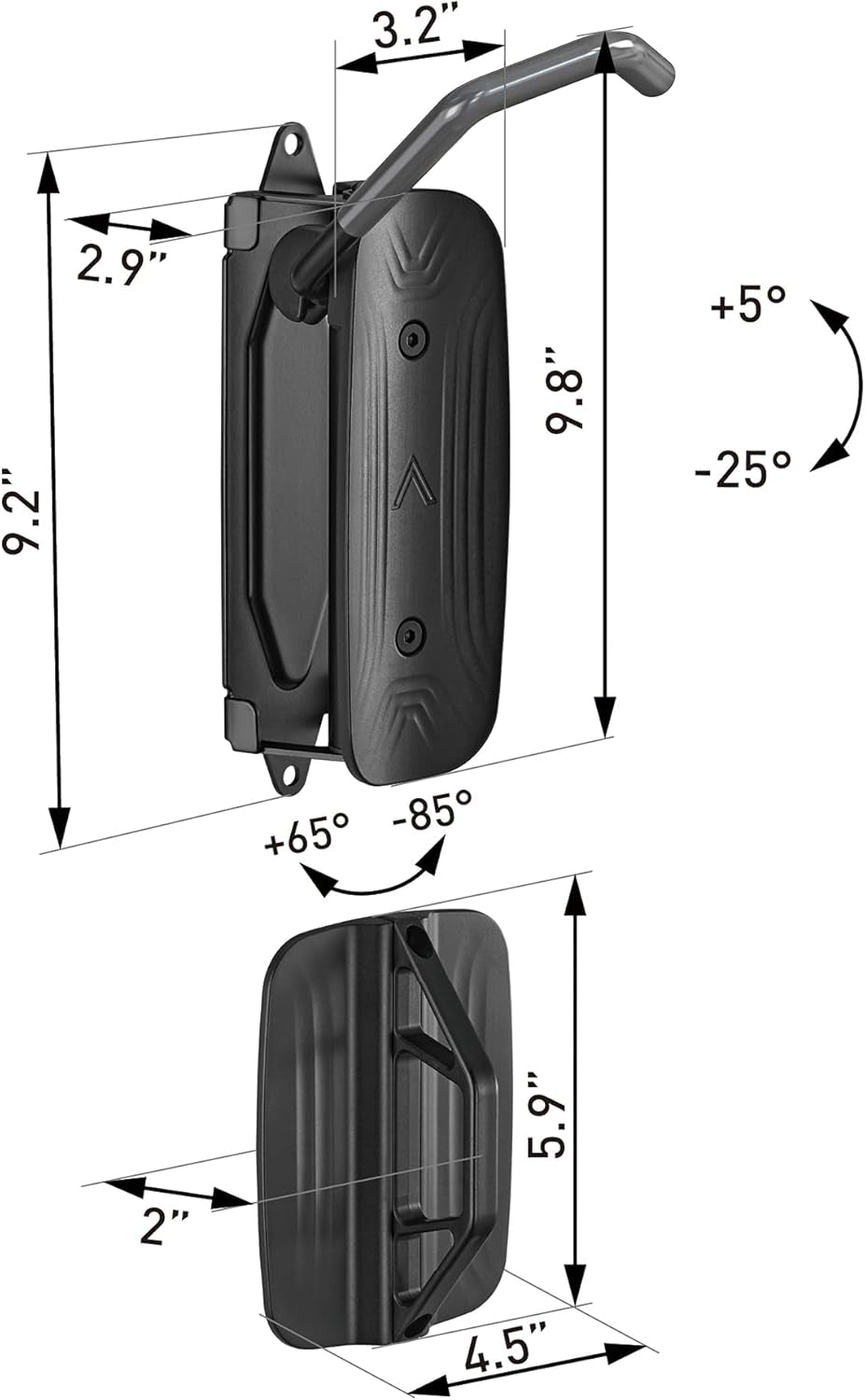 Swivel Bike Wall Mount – 4 Pack Garage Bike Hanger & Space-Saving Vertical Bike Rack for Garage & Apartment, Sturdy Bike Storage Hook Holds 66 Lbs, Easy Installation & Scratch-Proof Design